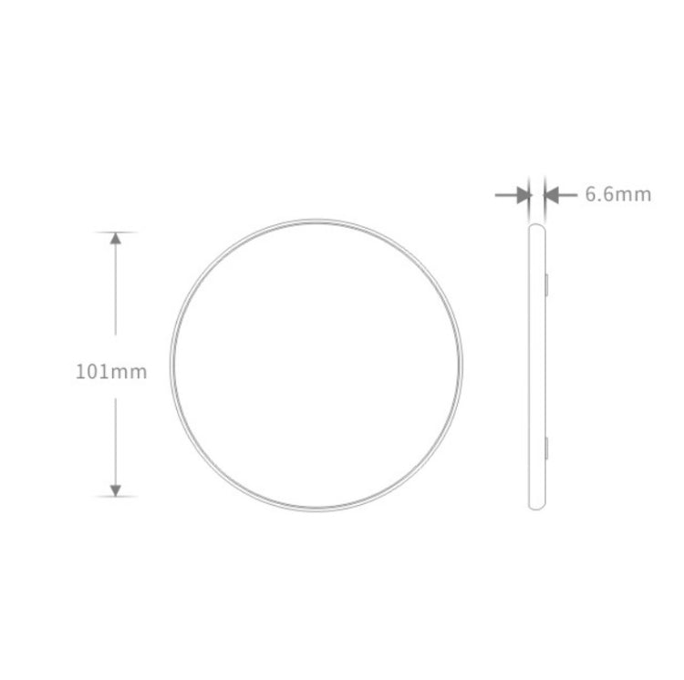 Caricabatterie wireless universale K8 10W in alluminio