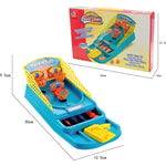 Mini gioco da basket da tavolo per bambini in plastica
