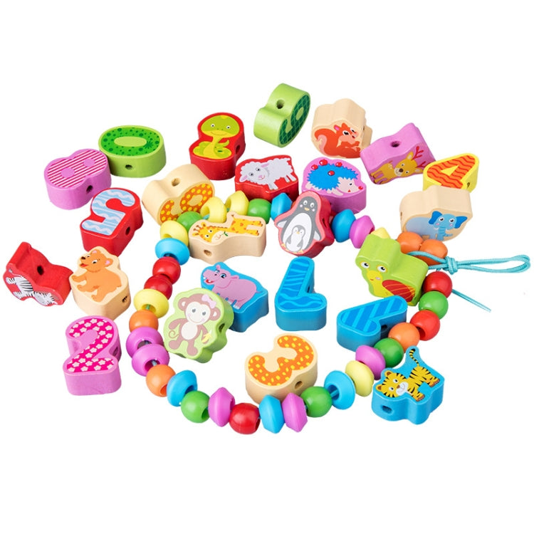 Giocattolo da infilare per bambini in legno 60/100 pezzi