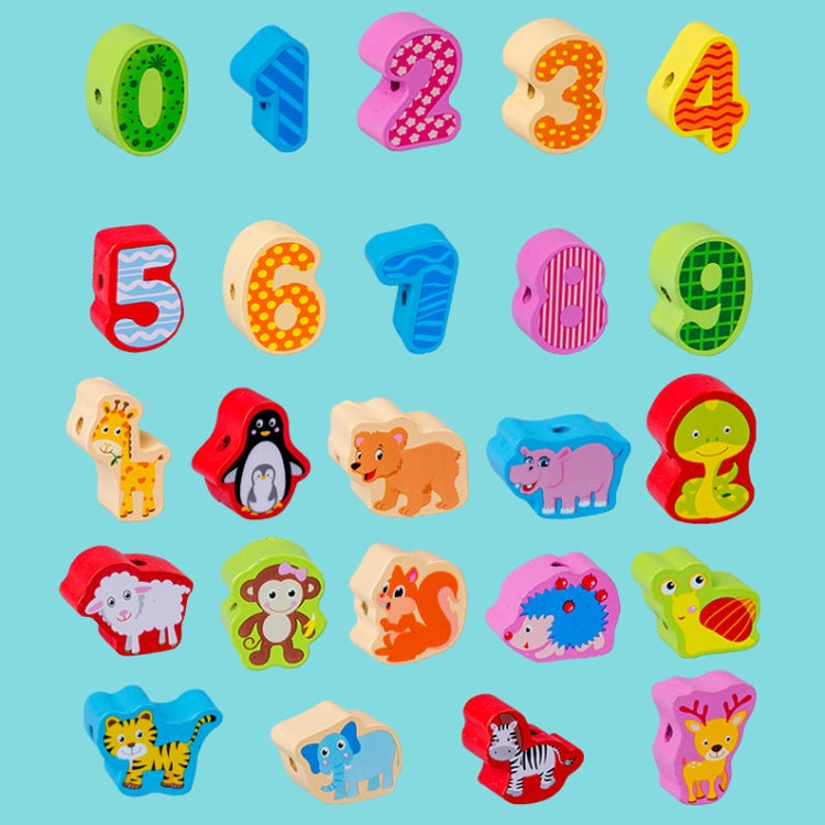Giocattolo da infilare per bambini in legno 60/100 pezzi