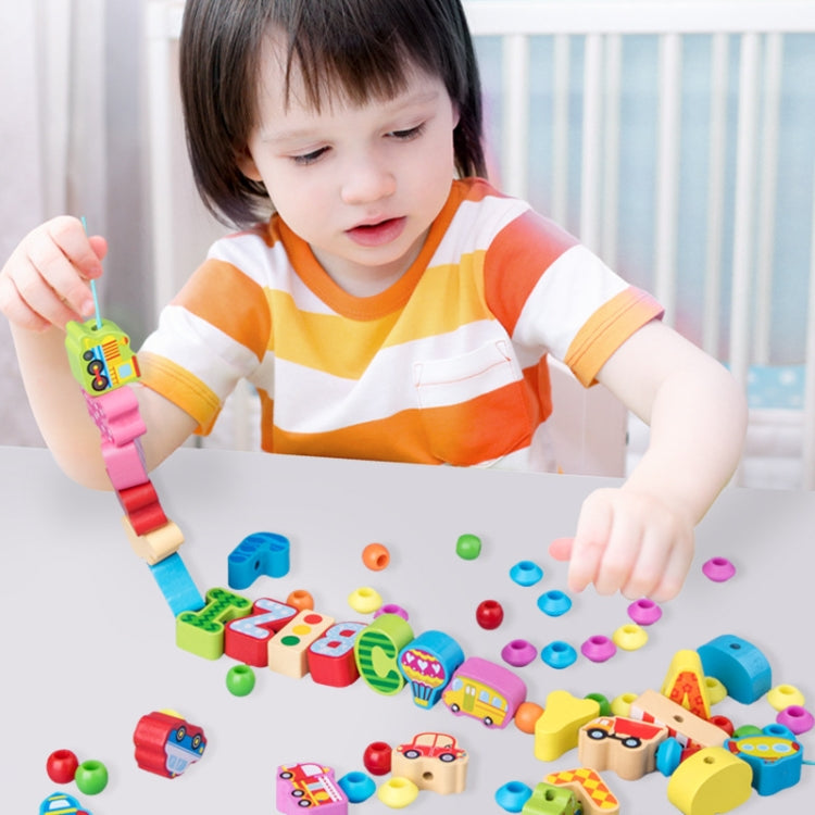 Giocattolo da infilare per bambini in legno 60/100 pezzi