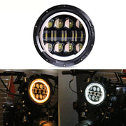 Fari LED per moto da 7 pollici Luci di marcia diurna molto vicine alla luce, Daytime Running Lights