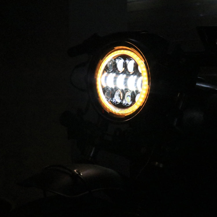 Fari LED per moto da 7 pollici Luci di marcia diurna molto vicine alla luce, Daytime Running Lights