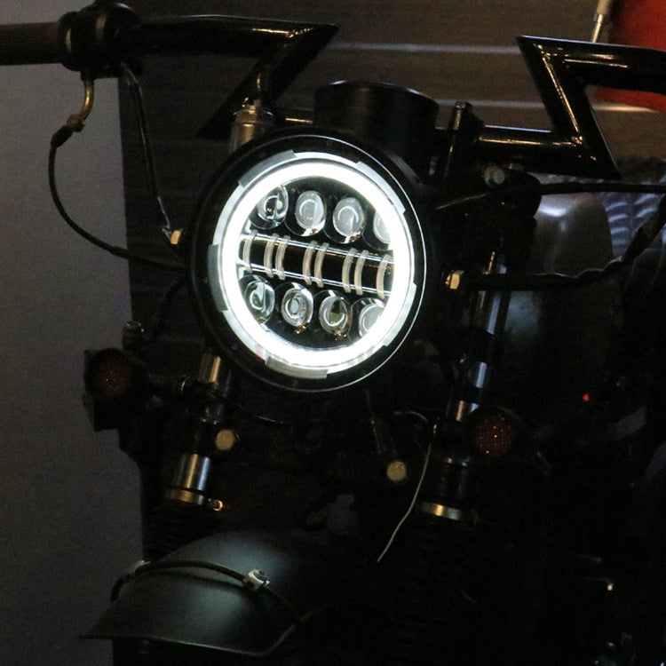 Fari LED per moto da 7 pollici Luci di marcia diurna molto vicine alla luce, Daytime Running Lights