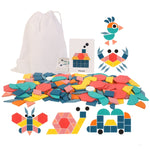 Puzzle in legno tridimensionale da 180 pezzi per bambini