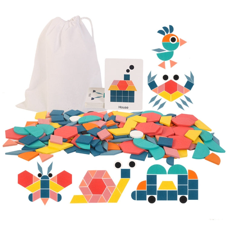 Puzzle in legno tridimensionale da 180 pezzi per bambini