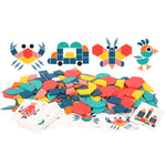 Puzzle in legno tridimensionale da 180 pezzi per bambini