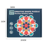 Puzzle in legno tridimensionale da 180 pezzi per bambini