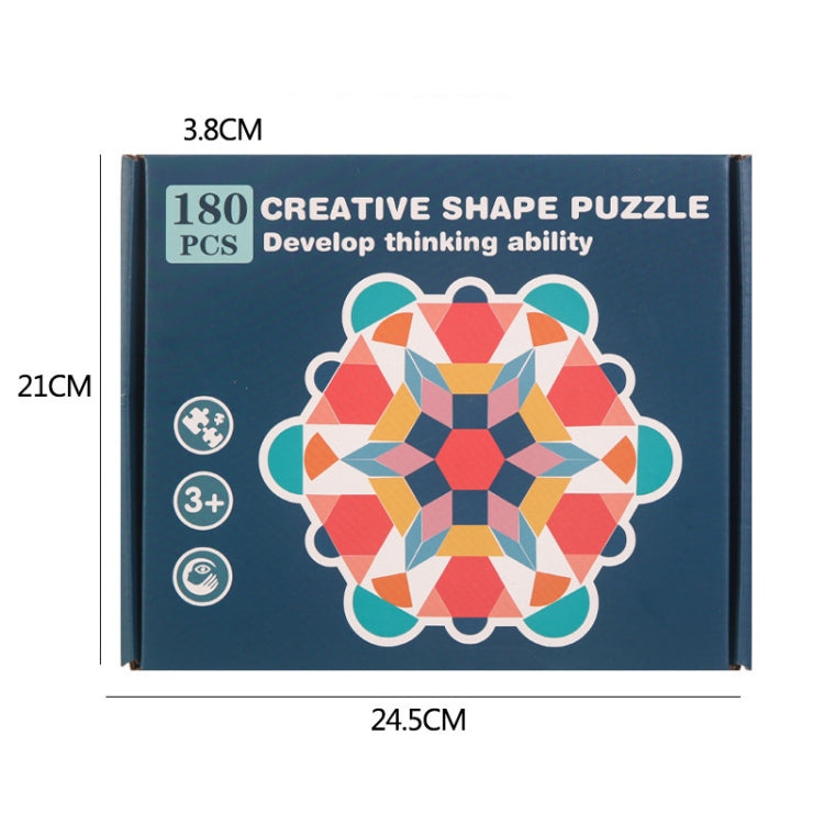 Puzzle in legno tridimensionale da 180 pezzi per bambini