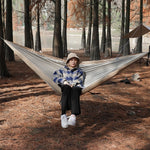 Altalena da campeggio antiribaltamento con amaca gonfiabile doppia per esterni, dimensioni: 270x140 cm, 270x140cm Inflatable Green, 270x140cm Inflatable Blue, 270x140cm Inflatable Khaki