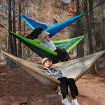 Altalena da campeggio antiribaltamento con amaca gonfiabile doppia per esterni, dimensioni: 270x140 cm, 270x140cm Inflatable Green, 270x140cm Inflatable Blue, 270x140cm Inflatable Khaki