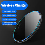 Caricabatterie wireless X8 15W con specchio acrilico
