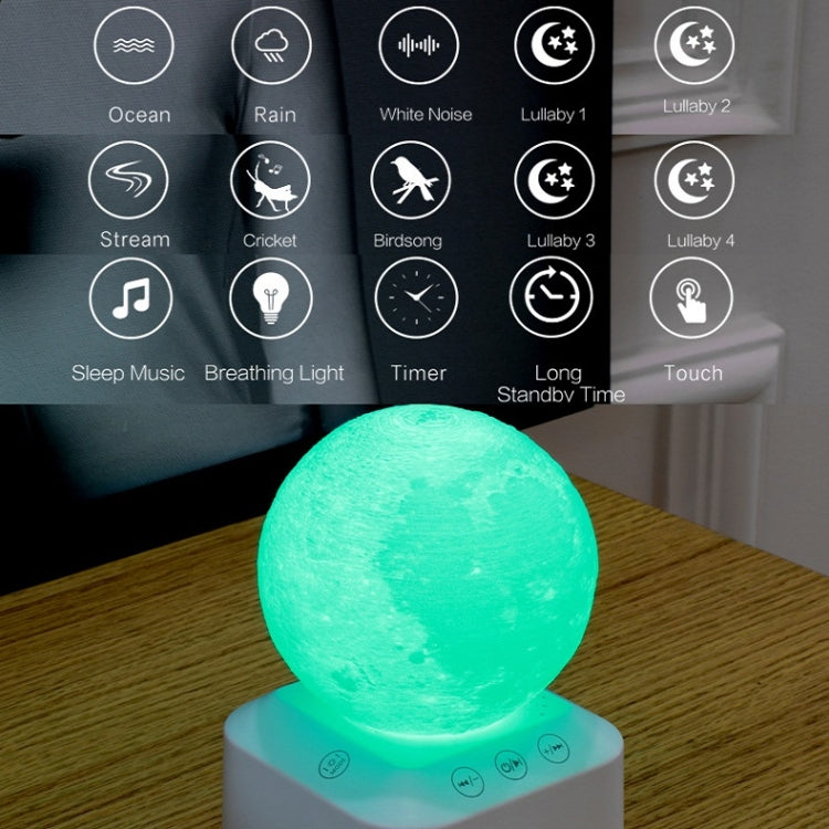 Donne incinte Baby Sleep Comfort Musica Sleep Aid Colorful Night Light Moon Light