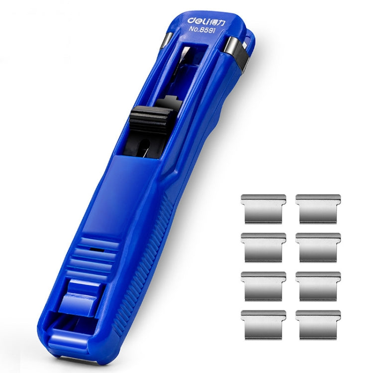 Clipper push supplementare per cancelleria per ufficio Deli da 5 pezzi, 8591, 8591A (Black), 8591A (White)