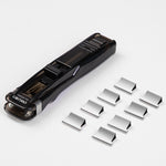 Clipper push supplementare per cancelleria per ufficio Deli da 5 pezzi, 8591, 8591A (Black), 8591A (White)