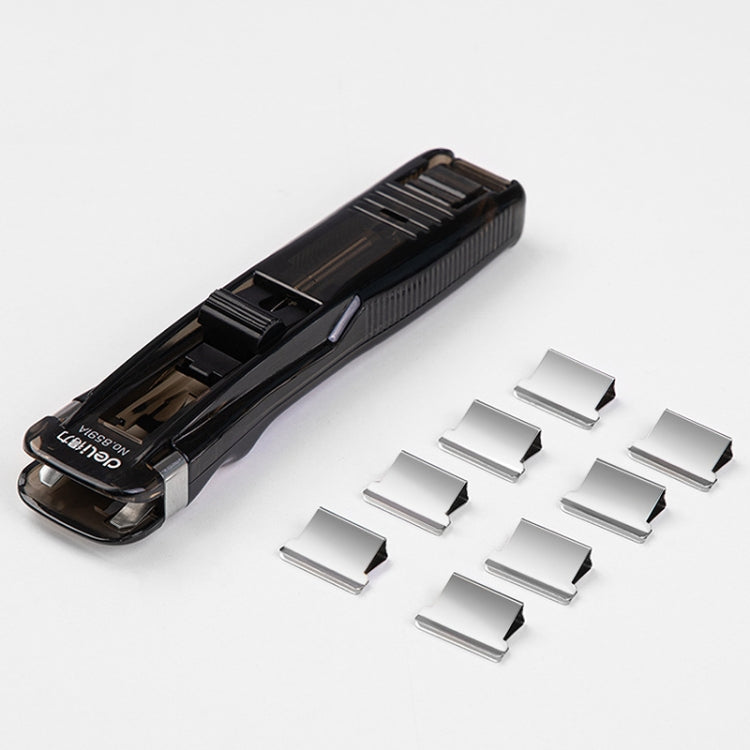 Clipper push supplementare per cancelleria per ufficio Deli da 5 pezzi, 8591, 8591A (Black), 8591A (White)