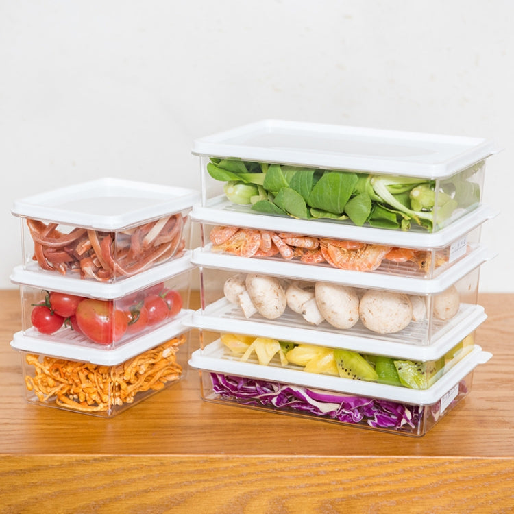 La cucina con scatola per la conservazione della freschezza del frigorifero da 2 pezzi può essere impilata con una scatola sigillata per frutta congelata, Small, Medium, Large