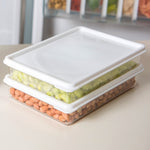 La cucina con scatola per la conservazione della freschezza del frigorifero da 2 pezzi può essere impilata con una scatola sigillata per frutta congelata, Small, Medium, Large