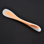 3 pezzi multifunzionale a doppia testa spatola in silicone a doppio scopo strumento di cottura cucchiaio traslucido, consegna colore casuale