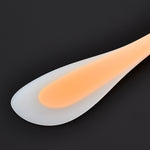 3 pezzi multifunzionale a doppia testa spatola in silicone a doppio scopo strumento di cottura cucchiaio traslucido, consegna colore casuale