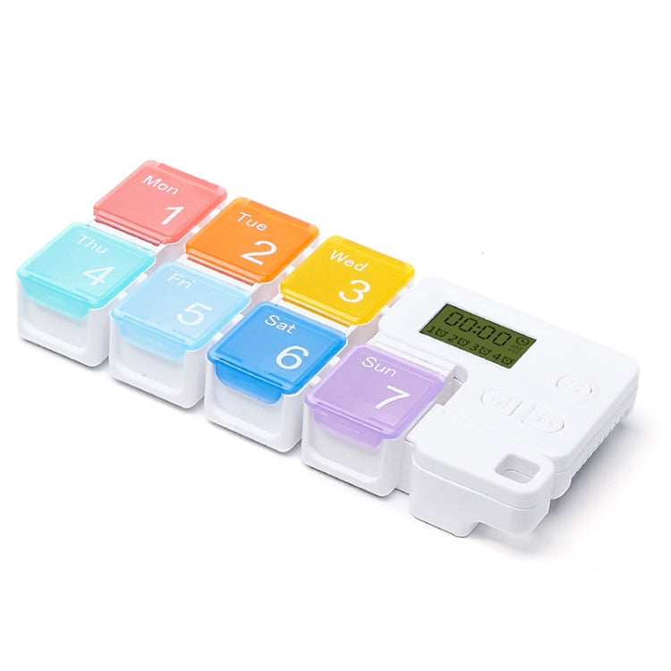 TF-248 Scatola portapillole in plastica con promemoria smart timing a 7 celle, TF-248