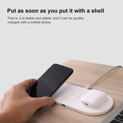 Caricabatterie wireless 3 in 1 da 10W
