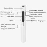 Penna con telecomando per presentazioni aziendali Deli 2.4G Flip Pen, 2801 Black (Red Light), 2801 White (Red Light), 2801G Black (Green Light), 2801G White (Green Light), TM2801 Black (Red Light), TM2801 White (Red Light)