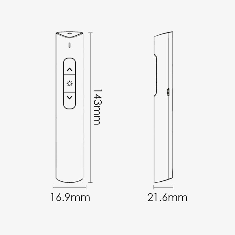 Penna con telecomando per presentazioni aziendali Deli 2.4G Flip Pen, 2801 Black (Red Light), 2801 White (Red Light), 2801G Black (Green Light), 2801G White (Green Light), TM2801 Black (Red Light), TM2801 White (Red Light)