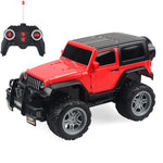 Giocattolo modello di auto giocattolo telecomandato a quattro vie per bambini elettrici, 1:18, Red SUV 6061