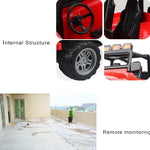 Giocattolo modello di auto giocattolo telecomandato a quattro vie per bambini elettrici, 1:18, Red SUV 6061