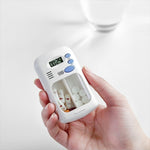 TF-264 Mini scatola portapillole portatile in plastica con promemoria intelligente per la tempistica, TF-264