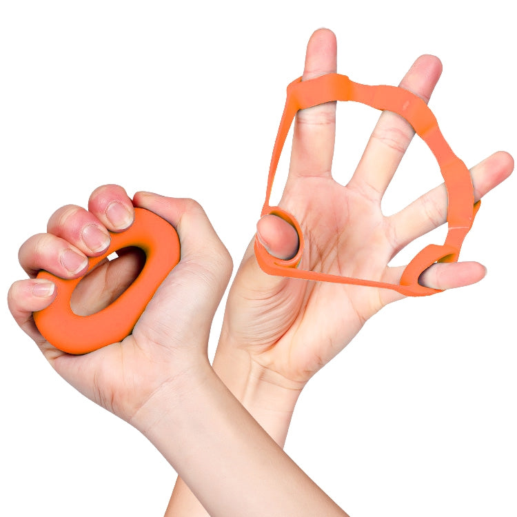 TF122 Set di 2 anelli di presa in silicone 2 in 1 + set di dispositivi di presa, TF122 (Green), TF122 (Blue), TF122 (Orange)