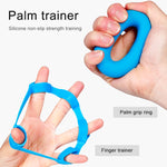 TF122 Set di 2 anelli di presa in silicone 2 in 1 + set di dispositivi di presa, TF122 (Green), TF122 (Blue), TF122 (Orange)
