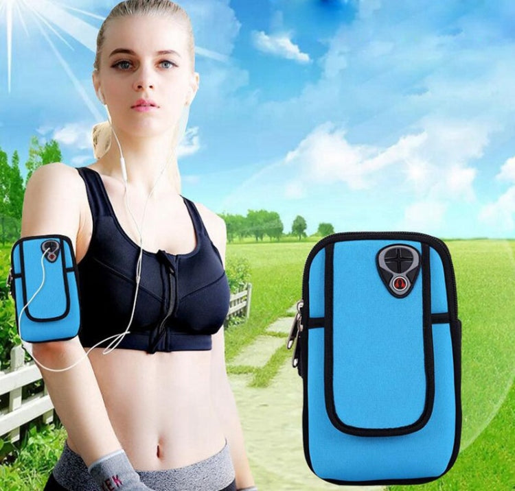 Borsa da braccio per cellulare da corsa Manica da braccio sportiva per cellulare, 10.5x19cm (Red), 10.5x19cm (Black), 10.5x19cm (Orange), 10.5x19cm (Light Blue), 10.5x19cm (Navy Blue)
