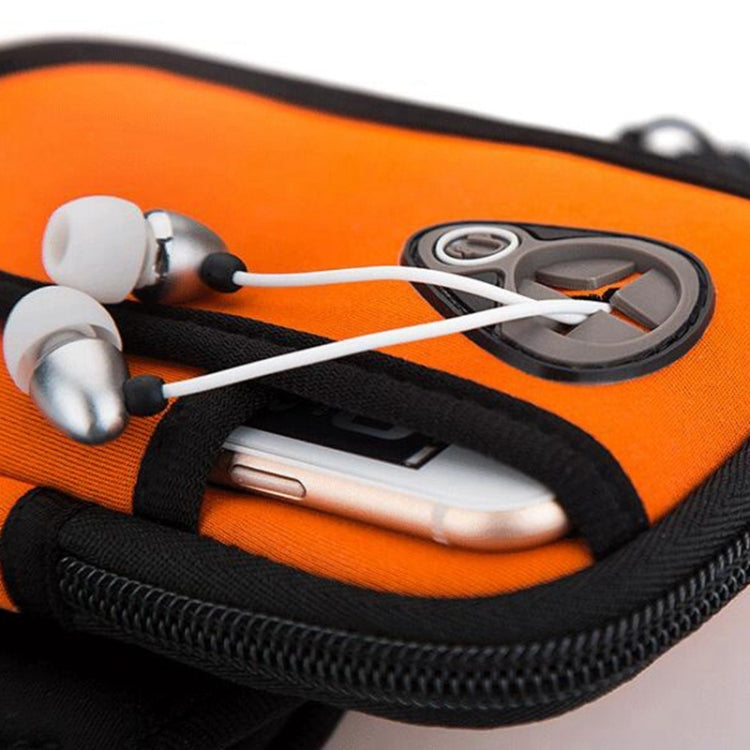 Borsa da braccio per cellulare da corsa Manica da braccio sportiva per cellulare, 10.5x19cm (Red), 10.5x19cm (Black), 10.5x19cm (Orange), 10.5x19cm (Light Blue), 10.5x19cm (Navy Blue)
