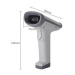 Deli 14950 Pistola scanner codici 1D e 2D cablata e wireless