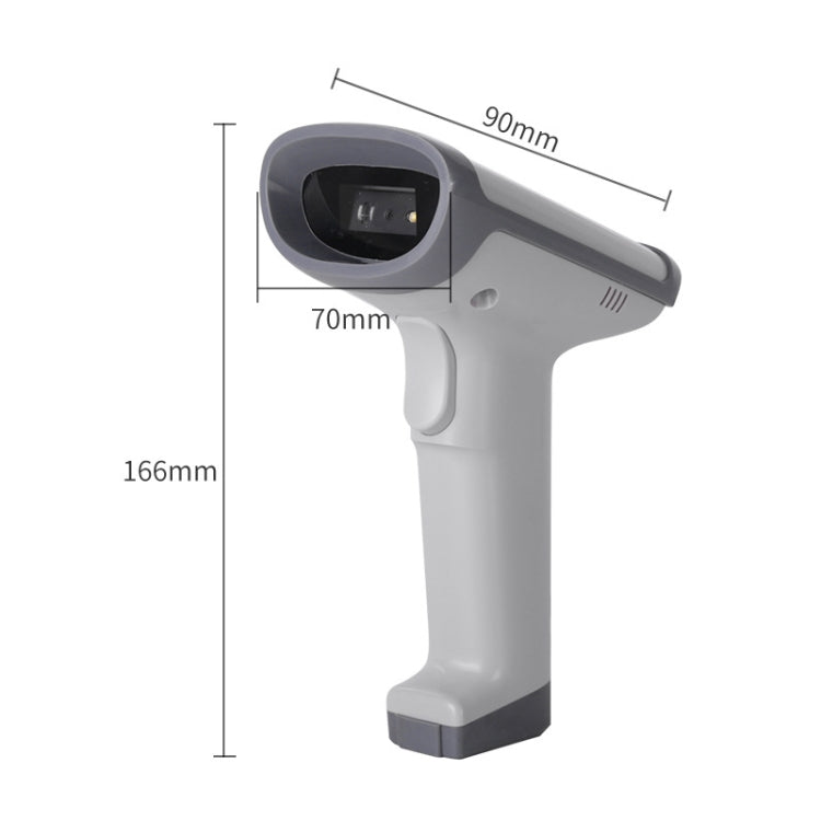 Deli 14950 Pistola scanner codici 1D e 2D cablata e wireless