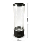 Simulazione di meduse a LED cilindriche Luce di atmosfera di meduse colorate alimentate tramite USB, 10.5 x 10.5 x 29.4cm