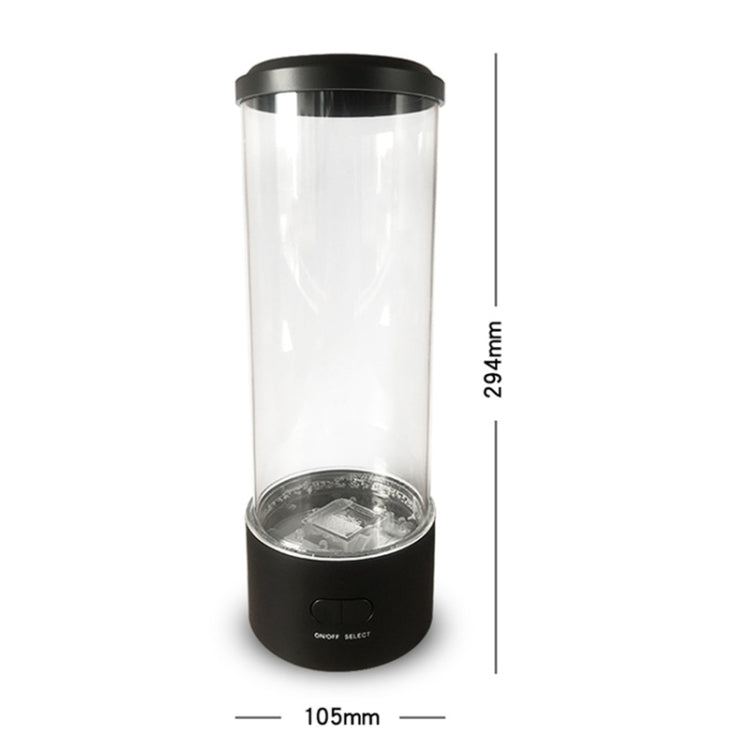 Simulazione di meduse a LED cilindriche Luce di atmosfera di meduse colorate alimentate tramite USB, 10.5 x 10.5 x 29.4cm