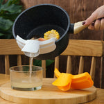 5 pezzi di utensili da cucina a prova di fuoriuscite Pentole e padelle Deflettore per bordi Deflettore per liquidi a becco d'anatra Dispositivo per versare il beccuccio, Pots And Pans Edge Deflector