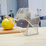 Piatto per pane snack ristorante mini cestino per patatine fritte in acciaio inossidabile, J13446S, J13446L, J13443S, J13443L, J13447M, J13448S, J13448L, J13442S, J13449