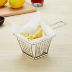 Piatto per pane snack ristorante mini cestino per patatine fritte in acciaio inossidabile, J13446S, J13446L, J13443S, J13443L, J13447M, J13448S, J13448L, J13442S, J13449