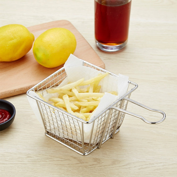 Piatto per pane snack ristorante mini cestino per patatine fritte in acciaio inossidabile, J13446S, J13446L, J13443S, J13443L, J13447M, J13448S, J13448L, J13442S, J13449
