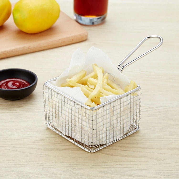 Piatto per pane snack ristorante mini cestino per patatine fritte in acciaio inossidabile, J13446S, J13446L, J13443S, J13443L, J13447M, J13448S, J13448L, J13442S, J13449