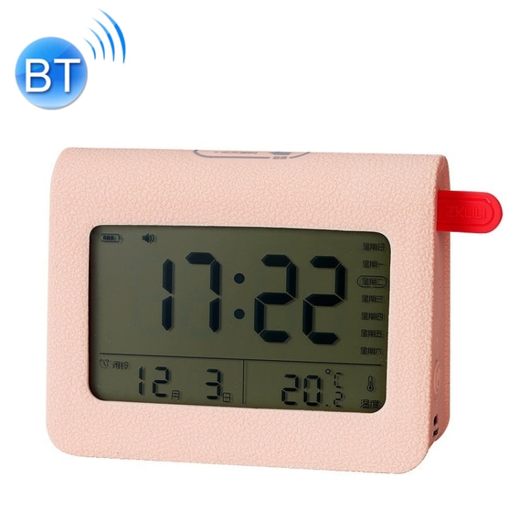 ZKLiLi Lazy Snooze Applet Sveglia da comodino Sveglia digitale silenziosa multifunzionale Bluetooth