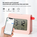 ZKLiLi Lazy Snooze Applet Sveglia da comodino Sveglia digitale silenziosa multifunzionale Bluetooth
