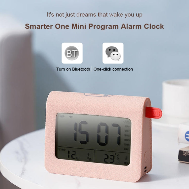ZKLiLi Lazy Snooze Applet Sveglia da comodino Sveglia digitale silenziosa multifunzionale Bluetooth