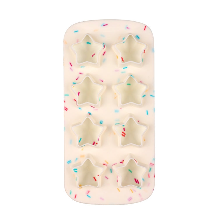 2 stampi creativi per vassoio per ghiaccio in silicone, 8 stampi continui, contenitori per ghiaccio fai da te fatti in casa, stile:, Fruit  (Blue), Fruit  (Vermillion), Round  (Red), Round  (Blue), Brick  (Blue), Brick (Gray), Five-star  (Blue)        ...