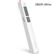 Penna per proiettore vocale ricaricabile con penna laser per girare le pagine Deli da 2,4 GHz, 2802PL (White), 2802PL (Black), 2802L (White), 2802L (Black)
