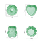 10 pezzi creativi fai da te in silicone per torte, muffin, stampi da forno, stile:, Flower-shaped  (Macron Green), Flower-shaped (Macron Pink), Flower-shaped  (Candy Color), Hollow  (Macron Cyan), Hollow  (Macron Pink), Hollow  (Candy Color)           ...